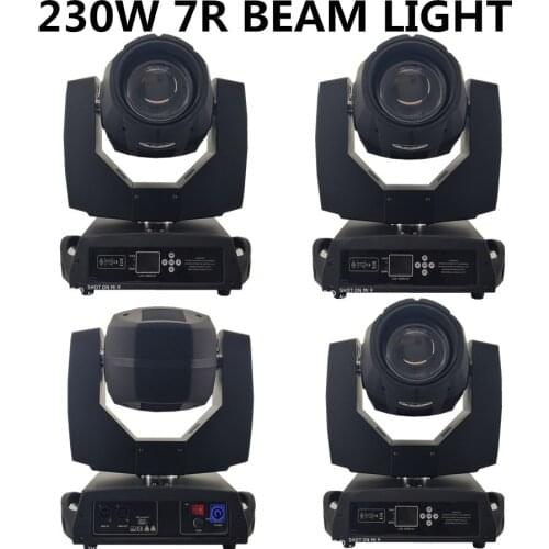 4PCS/ 7R 230W beam light moving head light professional dj equipment