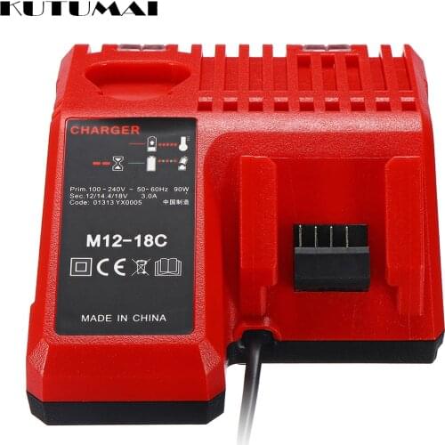 Alternative to Milwaukee M12-18C lithium battery charger12V-18V battery charger Wide voltage C1418C 48-11-1815/1828/1840 M18 M14