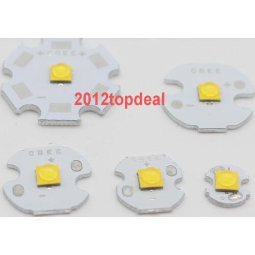 Cree XTE LED XT-E 1-5W LED chip Neutral White 4500k LED on 20/16/14/12/8mm pcb