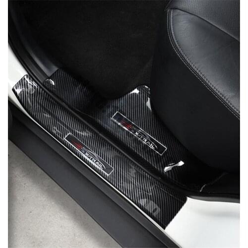 For Nissan X-Trail X Trail T32 2017~2021 ABS Scuff Plate/Door Sill door sill scuff plate protector guard Car Styling