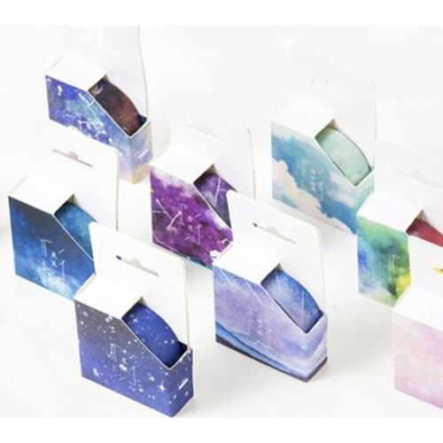 Fantastic Star Rainbow Washi Tape Masking Tape Washi Tape Stationery Diary DIY Decoration Scrapbooking Stickers School Supplies
