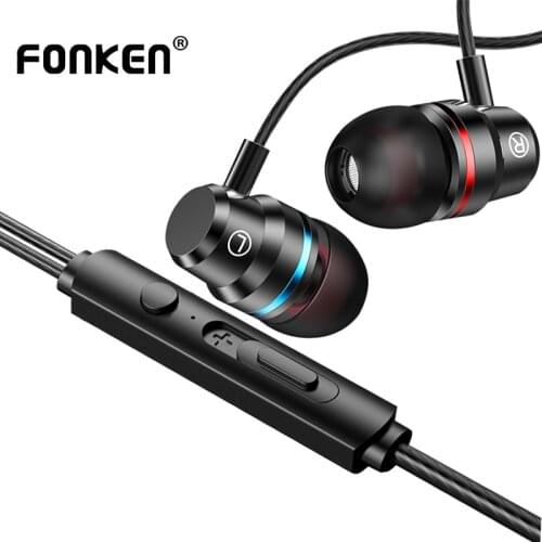 FONKEN Headphones With Microphone
