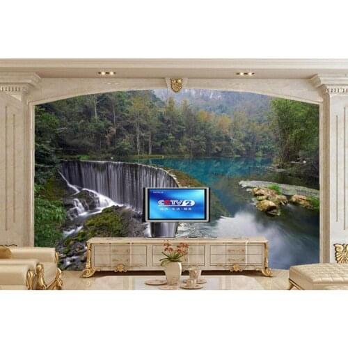 Croatia Parks Waterfalls Lake Forests Nature wallpapers papel de parede,living room TV sofa wall bedroom wallpaper murals 3d