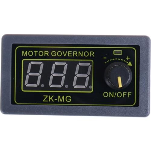 DC 5-30V 12V 24V 5A DC Motor Controller PWM Adjustable Speed Digital Display Encoder Duty Ratio Frequency MAX 15A ZK-MG