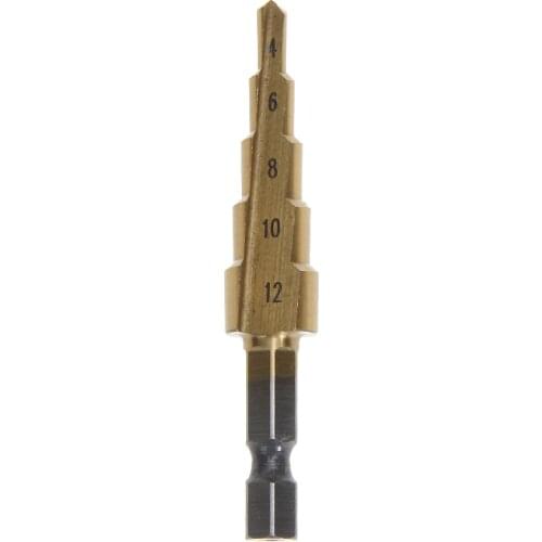 4-12mm Cone Step Drill Hole Tools Countersink Drill Bit Power Tools Step Drill Bit for Metal Tools Set Hole Cutter for Metalwork