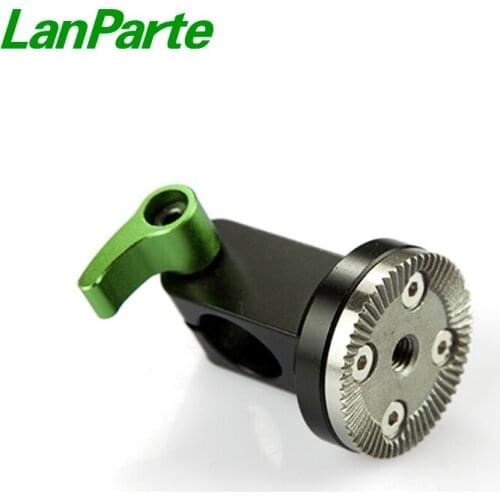 Lanparte 15mm Single Rod Clamp with Rosette Lock with M6 Threaded Hole