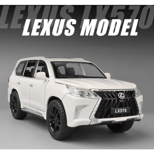 1:32 Lexus LX570 SUV Alloy Car Diecasts & Toy Vehicles Toy Car Metal Collection Model Car High Simulation Toys For Children