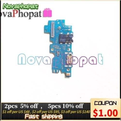 10pcs/lot Novaphopat For Samsung A30S A307 USB Dock Charging Charger Port Connector Flex Cable Replacement