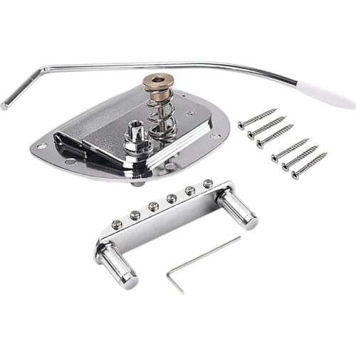 New Guitar Bridge Pull Plate Tremolo For Mustang And Jazzmaster Repaclement Accessories