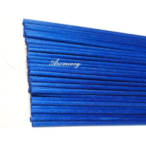 1000/2000pcs 22cm Sapphire Blue Rattan Reed Fiber Sticks Fragrance Reed Oil Diffuser Aroma Rattan Sticks for Fragrance Diffuser