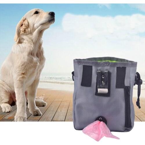 Pet Dog Training Treat Bags Portable Detachable Doggie Pet Feed Pocket Puppy Snack Reward Interactive Waist Feeder Bag