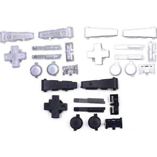 Full Buttons Set L R A B D-Pad Keypad for Nintend GBM Console Shell Button Keys Replacement Parts