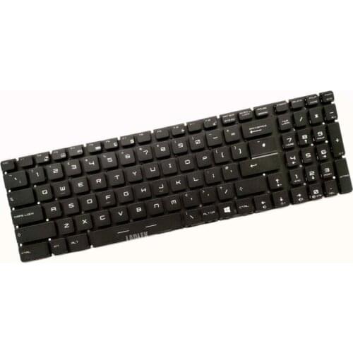 RGB backlit UK keyboard for MSI GE62 2QC/GE62 2QD/GE62 2QE/GE62 2QL Apache