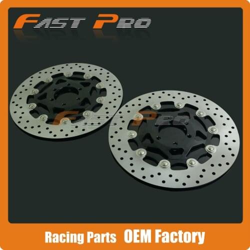 1 Pair Front Brake Disc Rotor For Yamaha FJ1200 TRX850 TDM850 FZ GENESIS 750 FZS FAZER 600 FZR600 XJR400
