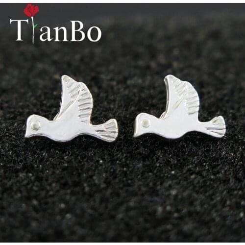 TianBo New Flying Dove Earring Cute Trendy Bird Studs Earrings Accessories Jewelry For Kids Women Best Gifts