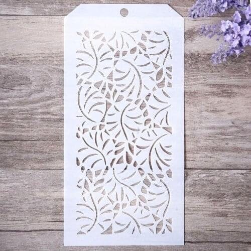 12*24 cm DIY Craft Leaf Stencil for Painting Scrapbooking Stamping Stamps Album Decorative Embossing Paper Cards