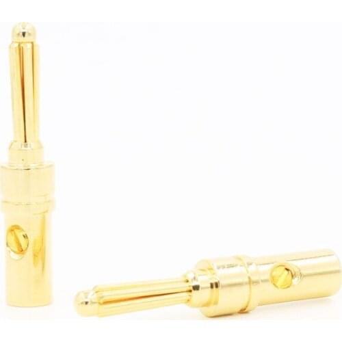 VB413G 24K gold plated banana plug speaker cable banana plug