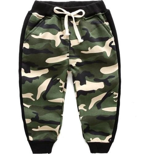 2020 spring kids Camouflage pants boys cottons Leisure tracksuits girl leggings toddler Leisure camo pants kids bloomers clothes