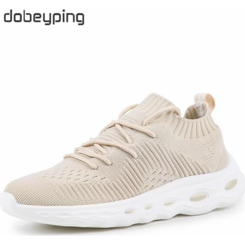 Dobeyping Breathable Air Mesh Sneakers Women New Autumn Lace Up Platform Ladies Flats Fashion Soft Walking Woman Shoes dobeyning