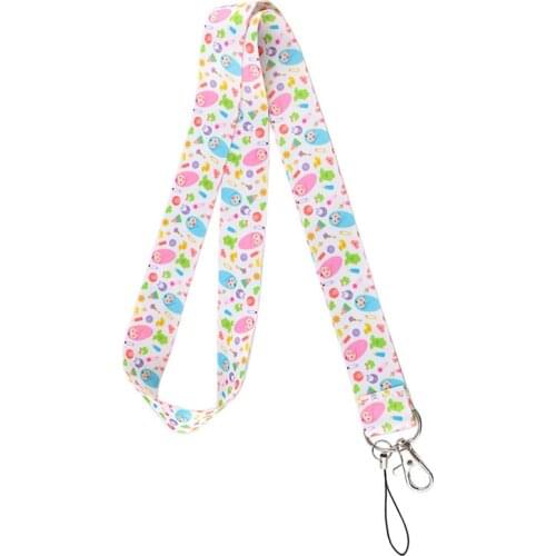 10pcs DNA Molecules Cute Baby Lanyard Keys Phone Holder Funny Neck Strap With Keyring ID Card DIY Animal webbings ribbons Hang