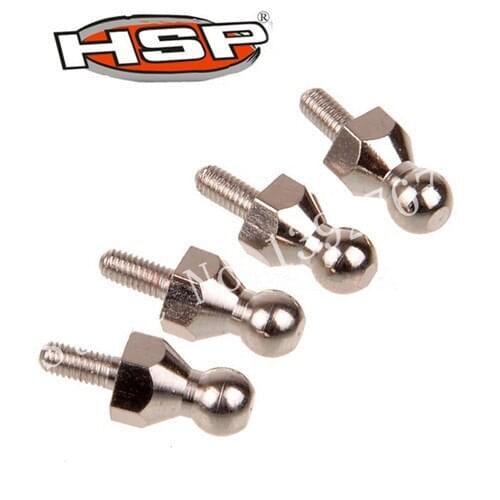 4Pcs/Set 08072 Shock Ball Head 2 HSP Spare Parts For 1/10 Model RC Remote Control Car