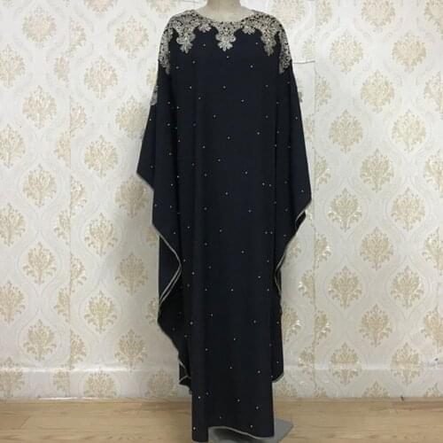Boubou Africain Femme African Print Dashiki Clothes Women Dress Batwing Sleeve Ankara Dresses Party Dress Muslim Fashion Abaya