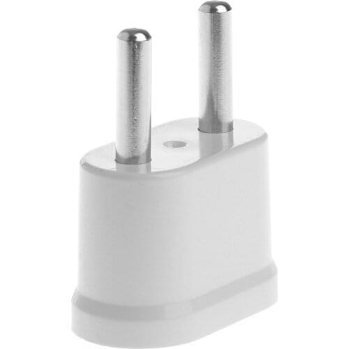 White US Female To EU Male AC Power Plug Converter Universal Travel Charger Adapter