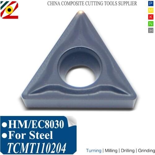EDGEV CNC Indexable Carbide Inserts 10pcs TCMT110202 TCMT110204 TCMT110208 TCMT2151 Boring Turning Tools Tungsten for Steel