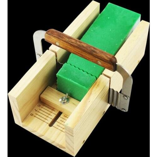 Handmade Diy Soap Cutting Tool, Rubber Wood Adjustable Soap Cutting Device, Simple Soap Making Fixed Support Supplies