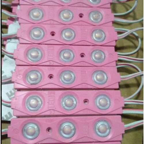 IP66 injection LED Module 2835 1.5W 3Leds Sign Backlights Waterproof white 12V 60lm each advertising light