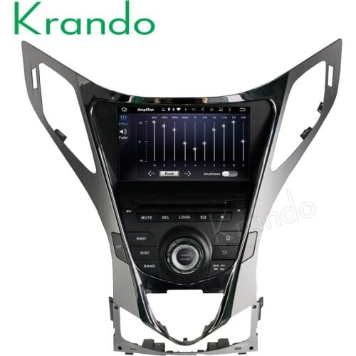 Krando Android 8.0 car radio dvd multimedia for hyundai azera Grandeur i55 2011 2012 gps navigation system WIFI 3G BT
