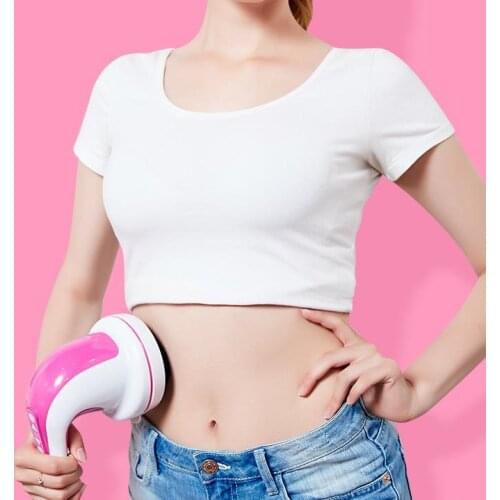 Multi-functional hand-held vibratory leg and abdomen massager, shank body massager