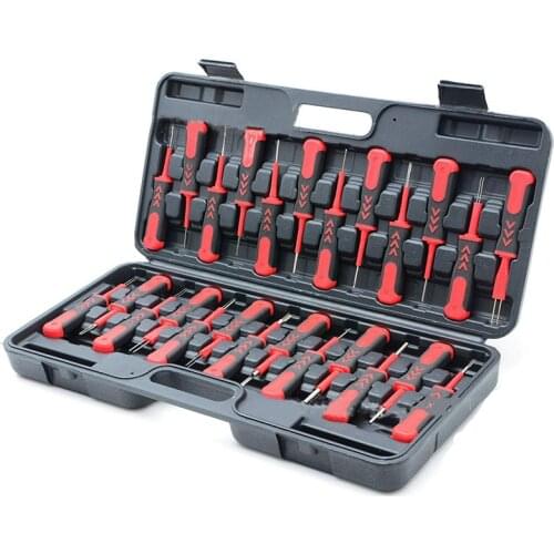 25pcs Car Wiring Connector Pin Release Extractor Crimp Terminal Removal Tool Kit