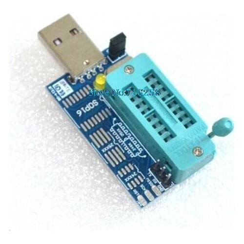 CH341 Bios Board MX25L6405 W25Q64 USB Programmer LCD Burner Progammer for 24 25 Series
