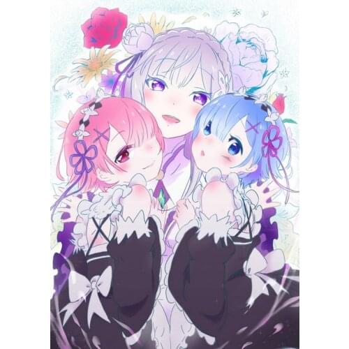Anime 3D Bedding Bed Sheet Bedsheet Quilt 150*200cm Animation Blanket Re Zero kara Hajimeru