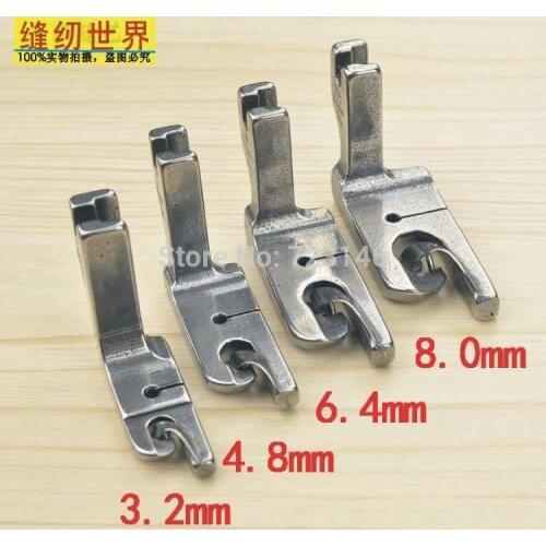 1pcs industrial lockstitch sewing machine presser foot, for hemming purpose, very competitive price 3.2mm 4.8mm 6.4 8mm