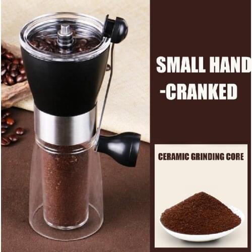 Manual Coffee Bean Grinder Hand-cranked Grinder Household Portable Small Washed Ceramic Grinding Core Manual