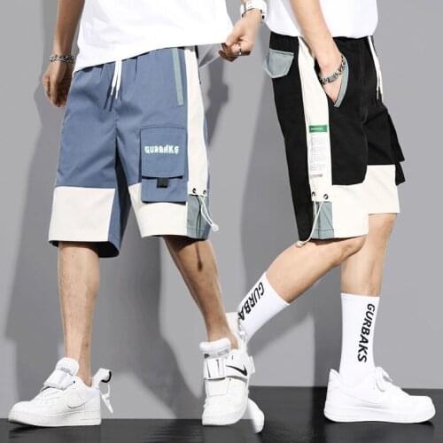 Summer Mens Short Japan Fashion Streetwear Trend Cotton Shorts Men Casual Shorts Elastic Waist Men Clothing Jogger Sweat Shorts