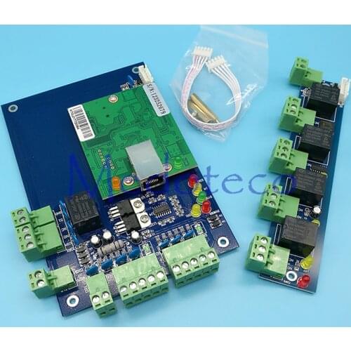 Best Quality TCP/IP rfid Access Control System one Door Two way Rfid Door Access Control Panel Board + Alarm Expansion Board