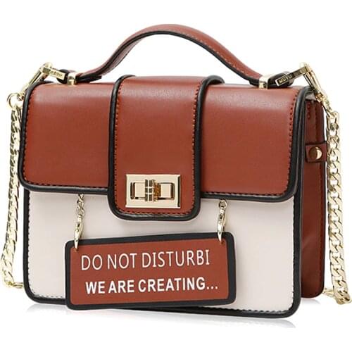 Women Leather Embroidery Handbags Girl Shoulder Bags Messenger Bag Female Totes Braccialini Style Handicraft Art Cartoon Tag