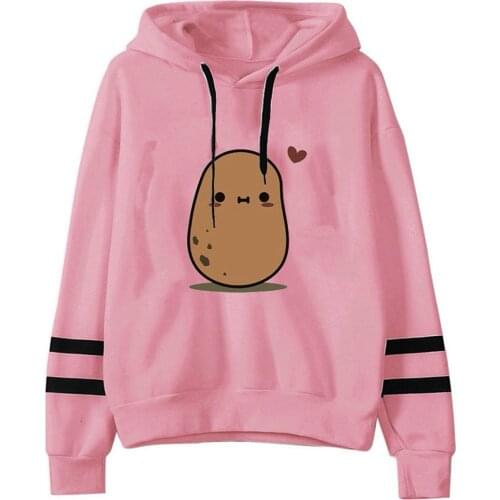 Women Thin Hooded Pullovers Fleece Female Loose Pullovers Long-sleeved Cartoon Printing Jacket Top Джемпер Женский #PY