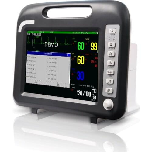 12.1 Inch Portable Vital Signs Veterinary Patient Monitor for Pet Parameter Clinic Animal Veterinary Equipment