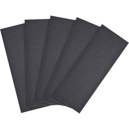 Uxcell Waterproof Sandpaper, Wet Dry Sand Paper 9 x 3.7inch for Wood Furniture Metal Automotive Polishing 5 Pcs