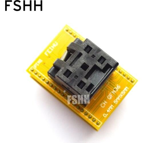 QFN36 to DIP36 Programmer adapter QFN36-DIP36 IC test socket WSON36 DFN36 MLF36 0.4mm Size=5x5mm