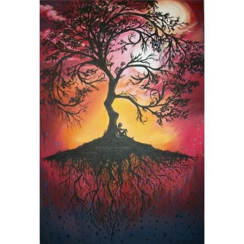 Diamond mosaic,DIY 5D Diamond painting, Diamond stitch, Diamond Embroidery Abstract tree Pattern Rhinestone Cross Stitch A7028R