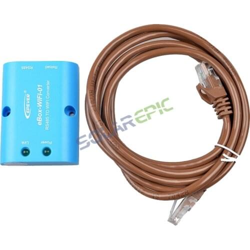 Box-WIFI-01 Use For EPEVER MPPT Solar Charge Controller Wifi Communication Data Cable RS485 to Wifi Connector With Cable