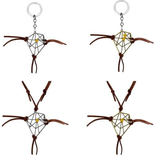 Game Death Stranding Keyring Keychain Sam Amulet Amelie Bridget Beach Baby Key Chains United States Map Key Ring Alloy Pendant