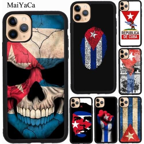 MaiYaCa Cuba Flag Case For iPhone XR X XS Max SE 2020 6S 8 7 Plus 12 mini 11 Pro Max Coque