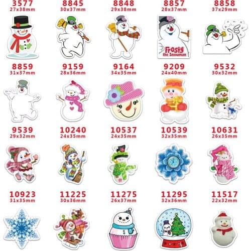 DIY decoration crafts accessories 30pcs per cartoon character planar resin pr3577