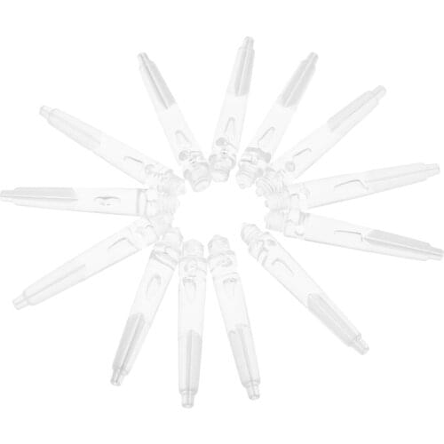 27mm/35mm/45mm 20pcs 2BA Darts Shafts Professional Nylon Darts Shafts Shaft Dart Accessories Transparent Crystal Colors gohantee